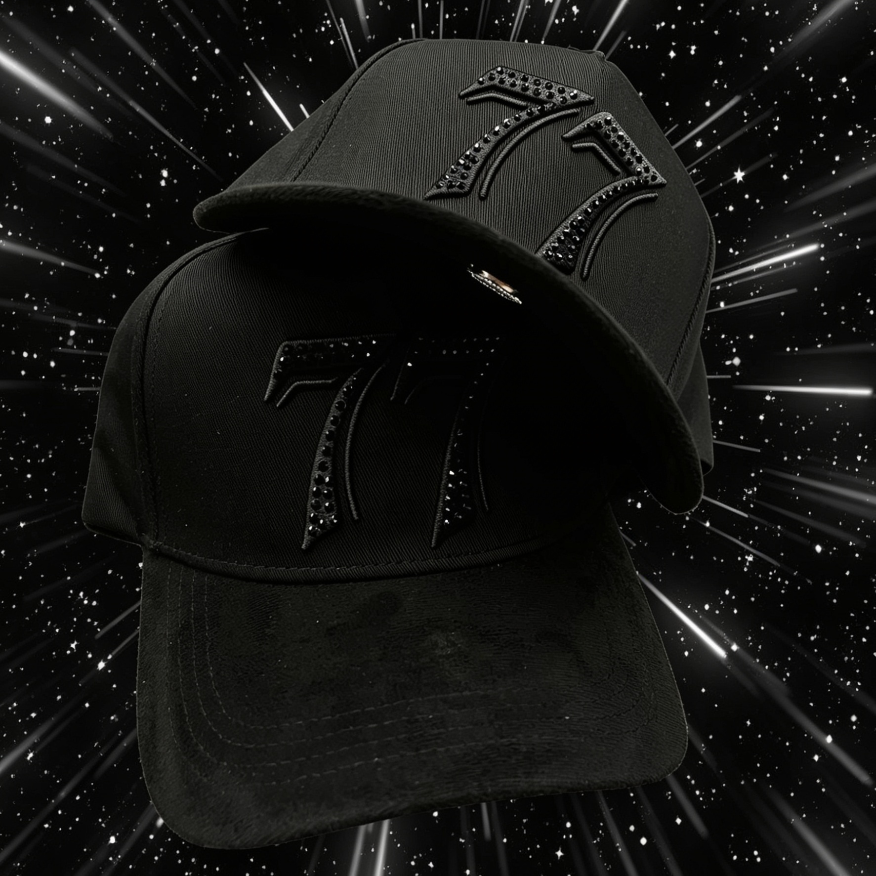 GORRA 77 TOTAL BLACK / BARBAS HATS - EDICIÓN ESPECIAL