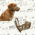 Bozal Canasta Talla XL para Perros - Ajustable con Hebillas