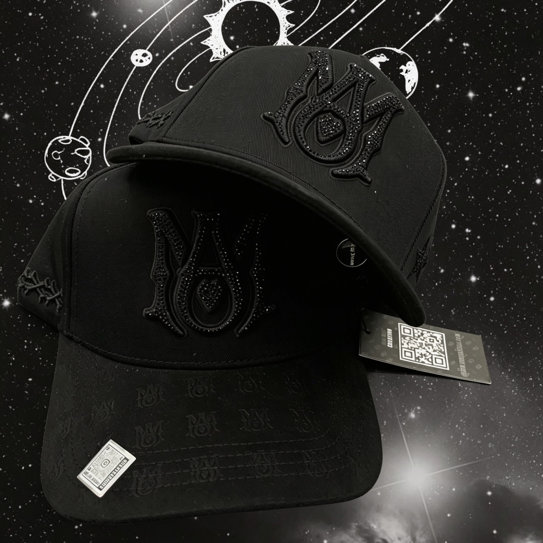 GORRA BIG BOSS AMIRI BLACK / KEVIN HATS - EDICIÓN ESPECIAL