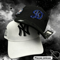GORRA BIGG BOSS 101 NY BLACK & WHITE + DODGERS BLACK HOLLYWOOD / BIGG BOSS - EDICIÓN ESPECIAL