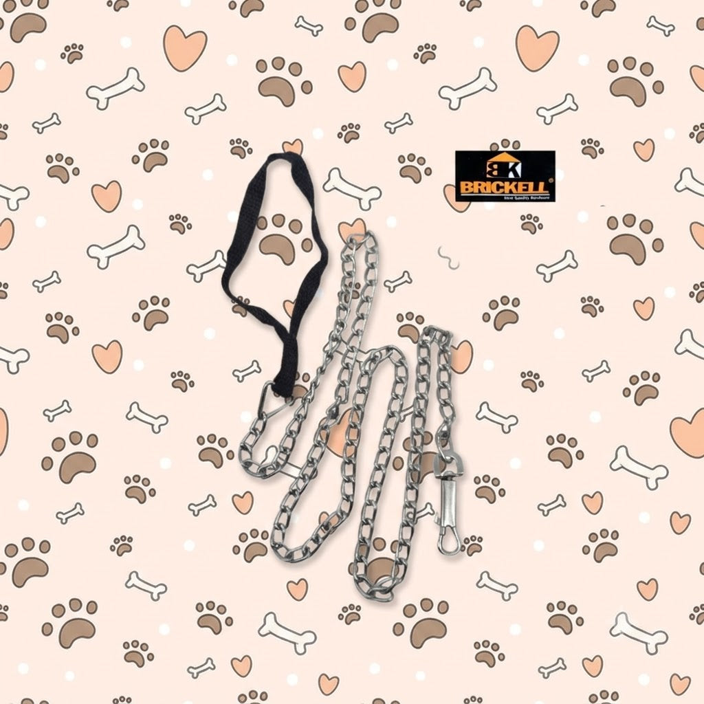 Correa Cadena de Acero Inoxidable para Perros Brickell 2.5m