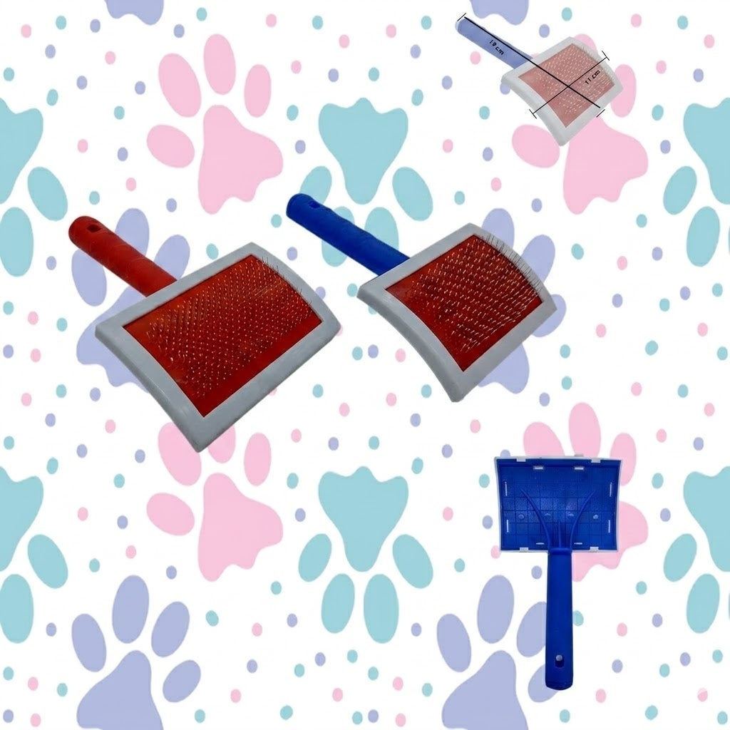 Cepillo Slicker para Perros y Gatos - Grooming Profesional