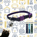 Collar para Gato Estampado Escocés con Cascabel