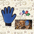 GUANTE DE GROOMING CON PICOS DE SILICONA PARA MASCOTAS / 5 COLORES - CEPILLO QUITAPELO