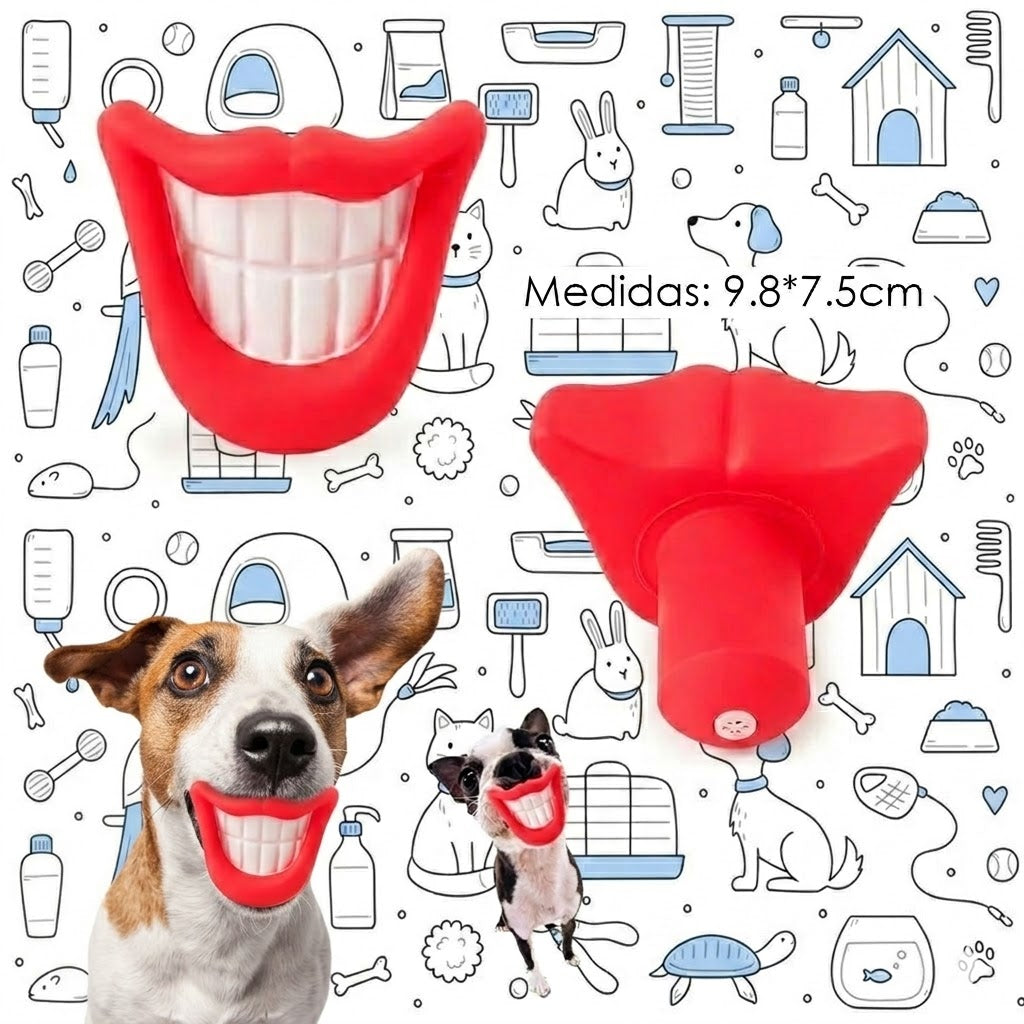 Juguete Dental para Perro - Sonrisa de Goma