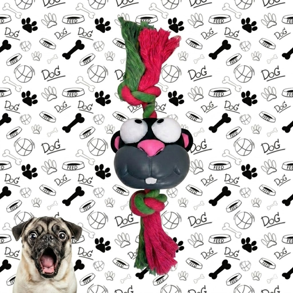 Juguete para Perro - Mono con Cuerda
