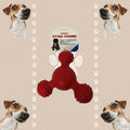 DOGGER EXTRA STRONG / JUGUETE DE GOMA TRI-HUESO PARA PERROS MORDEDORES 14 CM