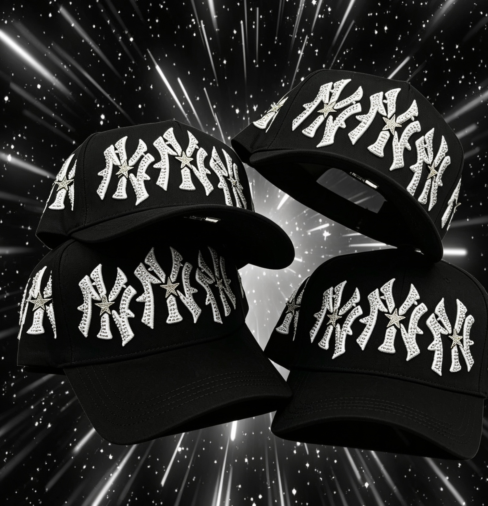GORRA NY WHITE ALL AROUND / STAR HATS CLUB - EDICIÓN ESPECIAL