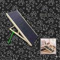 RAMPA DE MADERA AJUSTABLE PARA MASCOTAS / 4 NIVELES 100 X 40 CM