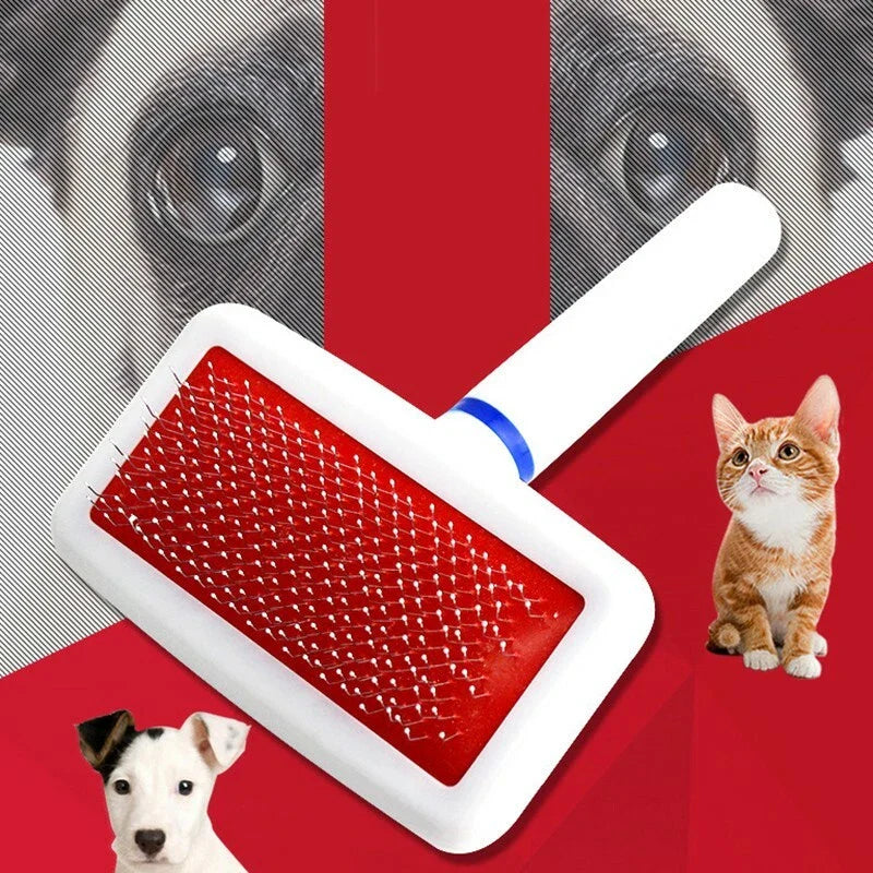 CEPILLO SLICKER PARA MASCOTAS / ELIMINA PELO SUELTO Y NUDOS