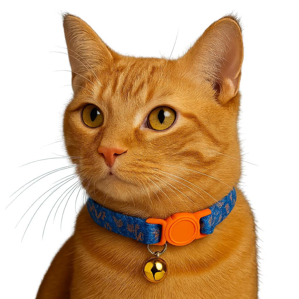 COLLAR PARA GATO CON CASCABEL / AJUSTABLE Y SEGURO - MASCOPETS
