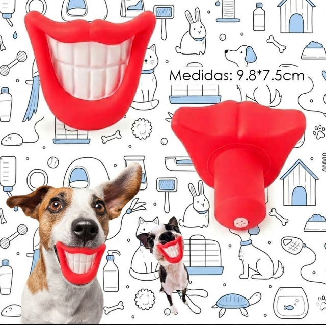 Juguete Dental para Perro - Sonrisa de Goma