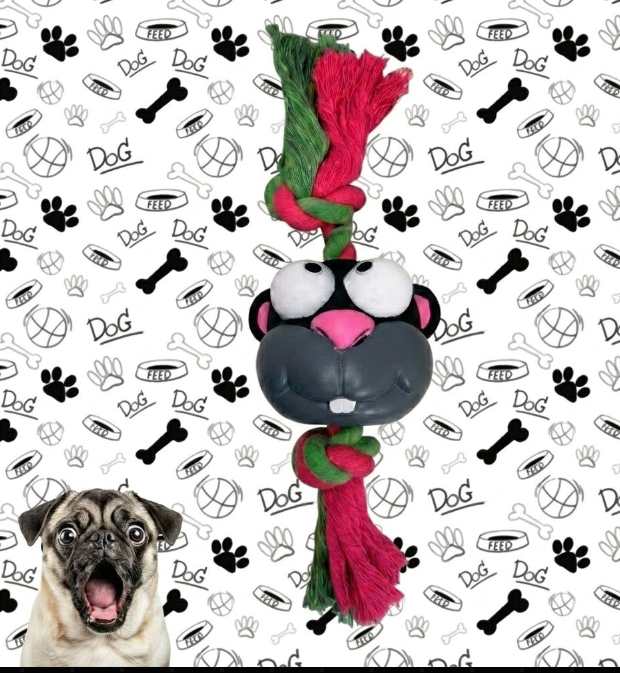 Juguete para Perro - Mono con Cuerda