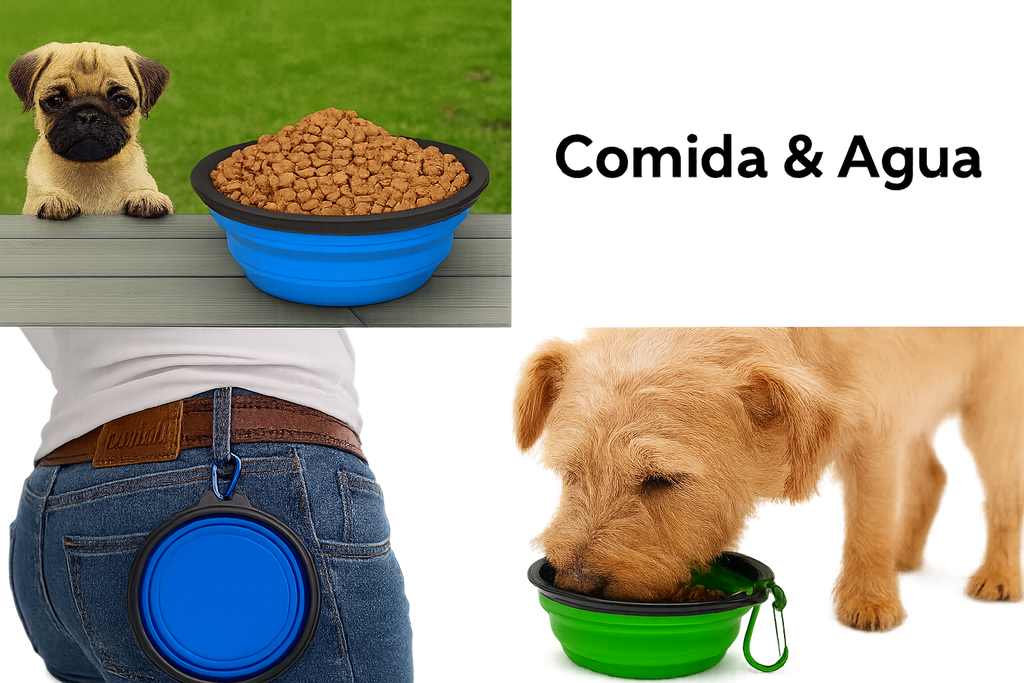 POP UP PET BOWL / TAZÓN PLEGABLE DE SILICONA PARA MASCOTAS